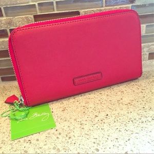 Vera Bradley Accordion Wallet Tango Red